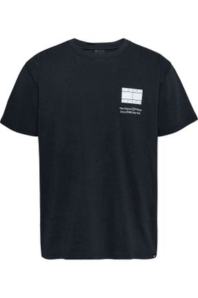 تی شرت مشکی مردانه رگولار کد 811002170