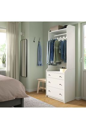 کمد و کمد لباس سرمه ای Açık Gardırop IKEA - کد 812368651