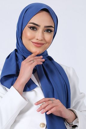 شال سرمه ای زنانه پلی استر HAREM SCARF - کد 812376839
