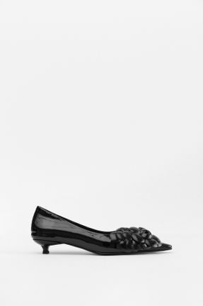 کفش پاشنه بلند کلاسیک مشکی زنانه پاشنه نازک پاشنه کوتاه ( 4 - 1 cm ) کد 809365160