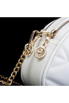 کیف پستچی سفید زنانه چرم مصنوعی Nas Bag - کد 812614369