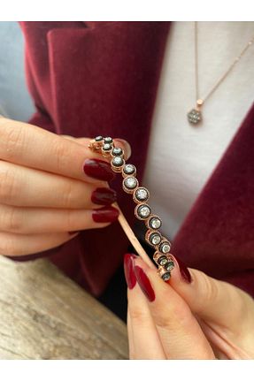 دستبند مروارید صورتی bestmysilver - کد 807530672