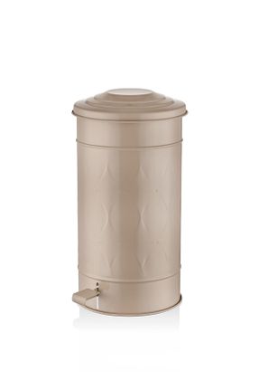 سطل زباله قهوه ای فلزی 24 L کد 812237641