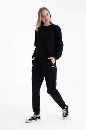 شلوار کرمگن مشکی مردانه Relaxed aishee - کد 812364126