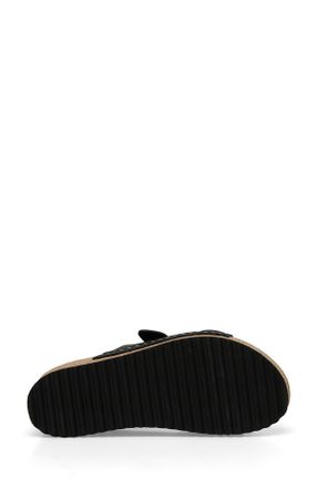 دمپائی مشکی زنانه پاشنه ساده پاشنه کوتاه ( 4 - 1 cm ) کد 812567054