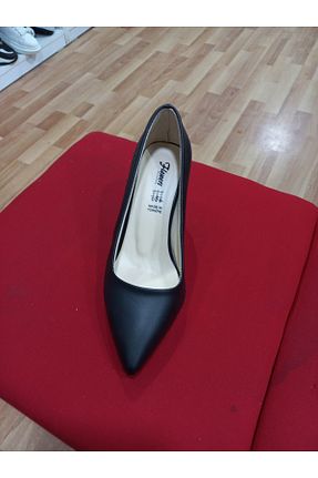 کفش استایلیتو سرمه ای پاشنه نازک emin kundura - کد 812654328