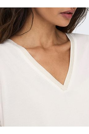 تیشرت نباتی زنانه رگولار ONLY - کد 812846087