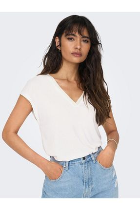 تیشرت نباتی زنانه رگولار ONLY - کد 812846087