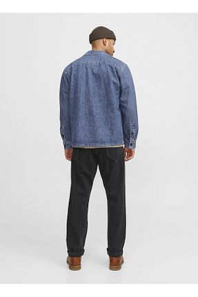 پیراهن آبی مردانه Relaxed Jack & Jones - کد 812395201