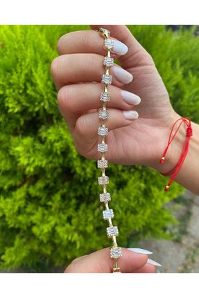 دستبند مروارید طلائی bestmysilver - کد 750092810