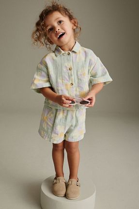 ست بالاتنه و پائین تنه سبز بچه گانه بافتنی Next Baby - کد 812698577