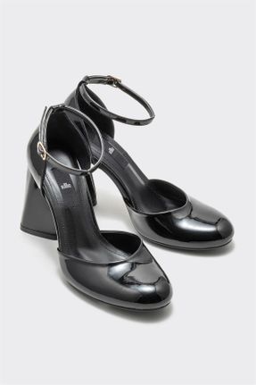 کفش پاشنه بلند کلاسیک مشکی زنانه پلی اورتان پاشنه ضخیم پاشنه متوسط ( 5 - 9 cm ) کد 812167800