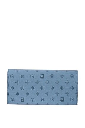 کیف پورتفوی و کلاچ آبی زنانه چرم مصنوعی Pierre Cardin - کد 743639298
