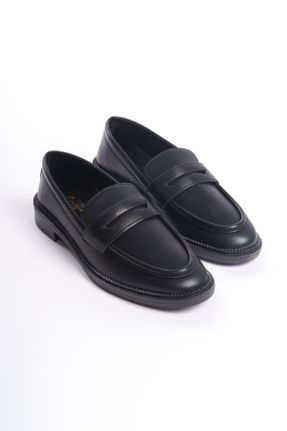 کفش کلاسیک مشکی زنانه پاشنه کوتاه ( 4 - 1 cm ) پاشنه ساده کد 812188211