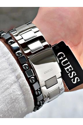 ساعت مچی طوسی مردانه 41-45 میلی متر Guess - کد 812207218