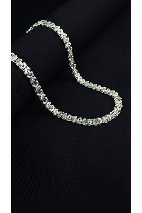 گردنبند نقره مردانه 925 عیار KARYAĞDI GÜMÜŞ - کد 812622694