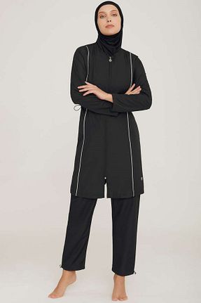 مایو حجاب مشکی زنانه ساده ROZAMAY - کد 812345728