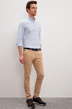 شلوار قهوه ای مردانه پارچه U.S. Polo Assn. - کد 639954173