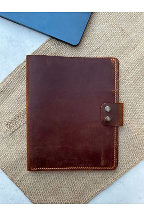سر رسید قهوه ای ساده Leather Anatolia - کد 812469393