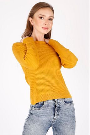 بلوز زرد زنانه ساده ALCHON - کد 812643319