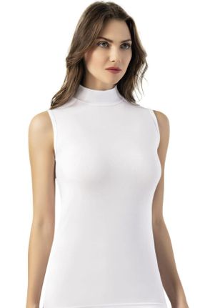 رکابی سفید زنانه بدون آستین تکی بدون آستین کد 812655553