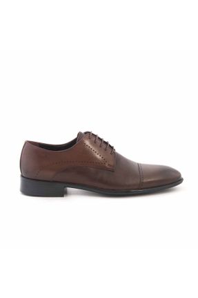 کفش کلاسیک قهوه ای مردانه پاشنه کوتاه ( 4 - 1 cm ) پاشنه ساده کد 161139555