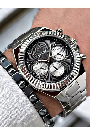 ساعت مچی طوسی مردانه 41-45 میلی متر Guess - کد 812207218