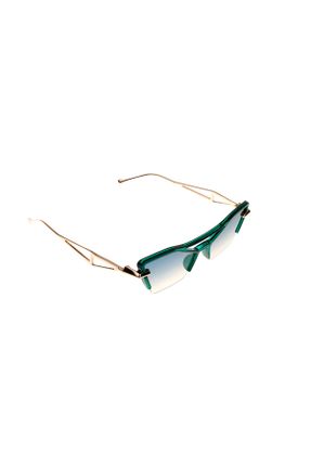 عینک آفتابی سبز زنانه 53 UV400 استخوان سایه روشن گربه ای کد 812215044