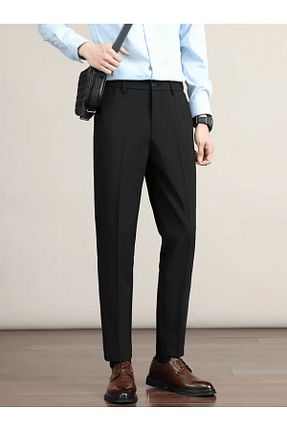 شلوار پارچه ای مشکی مردانه بلند Cuqq Denim - کد 812236660