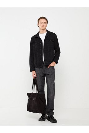 کاپشن مشکی مردانه رگولار LC Waikiki - کد 812329392