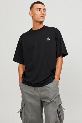 تیشرت مشکی مردانه Relaxed Jack & Jones - کد 812374142