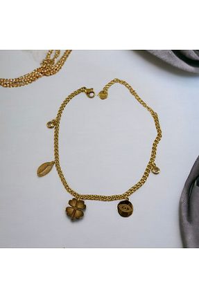 دستبند استیل (فولاد) طلائی زنانه استیل (فولاد) Güliz Aksesuar - کد 812422521