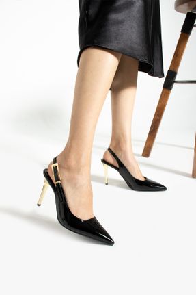 کفش پاشنه بلند کلاسیک مشکی زنانه پاشنه نازک پاشنه متوسط ( 5 - 9 cm ) کد 812057072