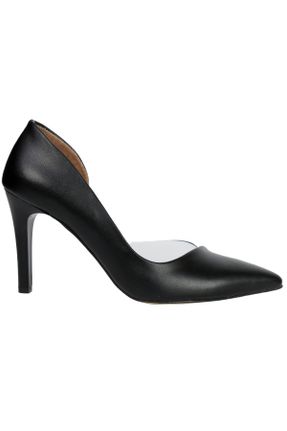 کفش پاشنه بلند کلاسیک مشکی زنانه چرم مصنوعی پاشنه نازک پاشنه متوسط ( 5 - 9 cm ) کد 47473831
