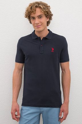 پولوشرت سرمه ای مردانه پنبه ای U.S. Polo Assn. - کد 47312470