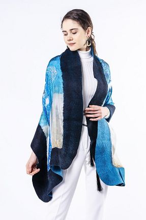 شال سفید زنانه ابریشم Nomads Felt - کد 48168767