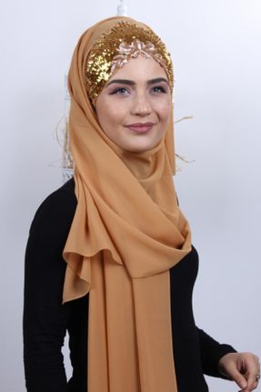 شال زرد زنانه کد 48209637