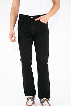 شلوار مشکی مردانه پنبه ای FORZA JEANS - کد 48356714
