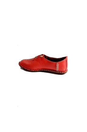 کفش کژوال قرمز زنانه چرم خالص KAPAR - کد 48597152