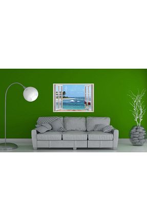 استیکر دیوار سبز renkselart - کد 48814997
