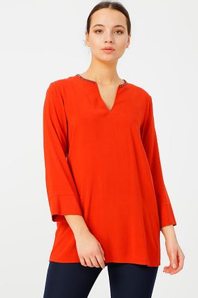 تونیک قرمز زنانه بافت Koton - کد 35063164