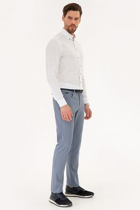 شلوار آبی مردانه بافتنی Pierre Cardin - کد 37209552