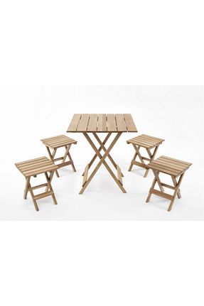 ست باغچه قهوه ای چوب Fold&Go - کد 48921369