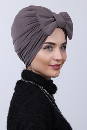 کلاه شنای حجاب قهوه ای زنانه Gül Esarp Eyüpsultan - کد 94651999
