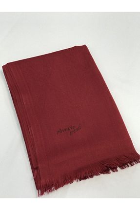 روسری زرشکی پلی استر Armine - کد 49229404