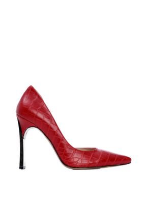 کفش پاشنه بلند کلاسیک قرمز زنانه پاشنه متوسط ( 5 - 9 cm ) پاشنه نازک کد 110053586