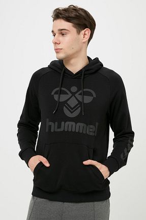 سوئیشرت اسپرت مشکی مردانه کلاه دار hummel - کد 32282879