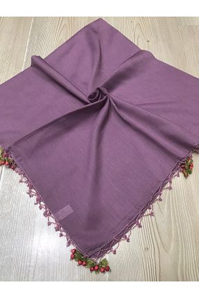 روسری بنفش ساتن ALLURİNG - کد 102284235
