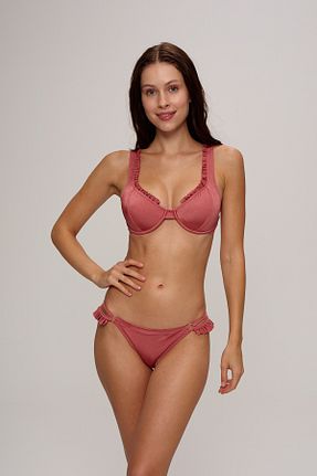 ست بیکینی صورتی زنانه الاستین Pierre Cardin - کد 813071324
