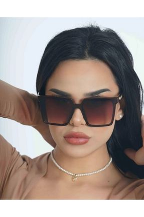 عینک آفتابی قهوه ای زنانه UV400 CAPTAİN POLO - کد 812942392